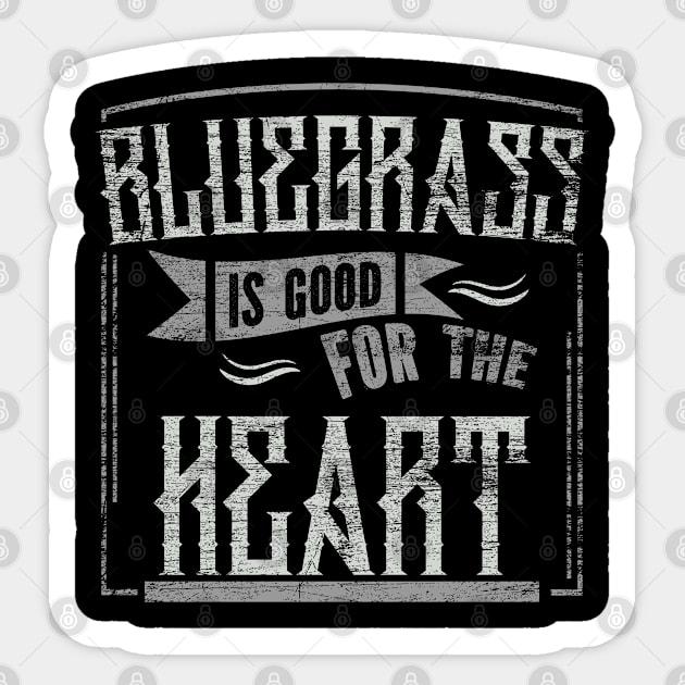 Bluegrass Country Music Sticker by Teeladen